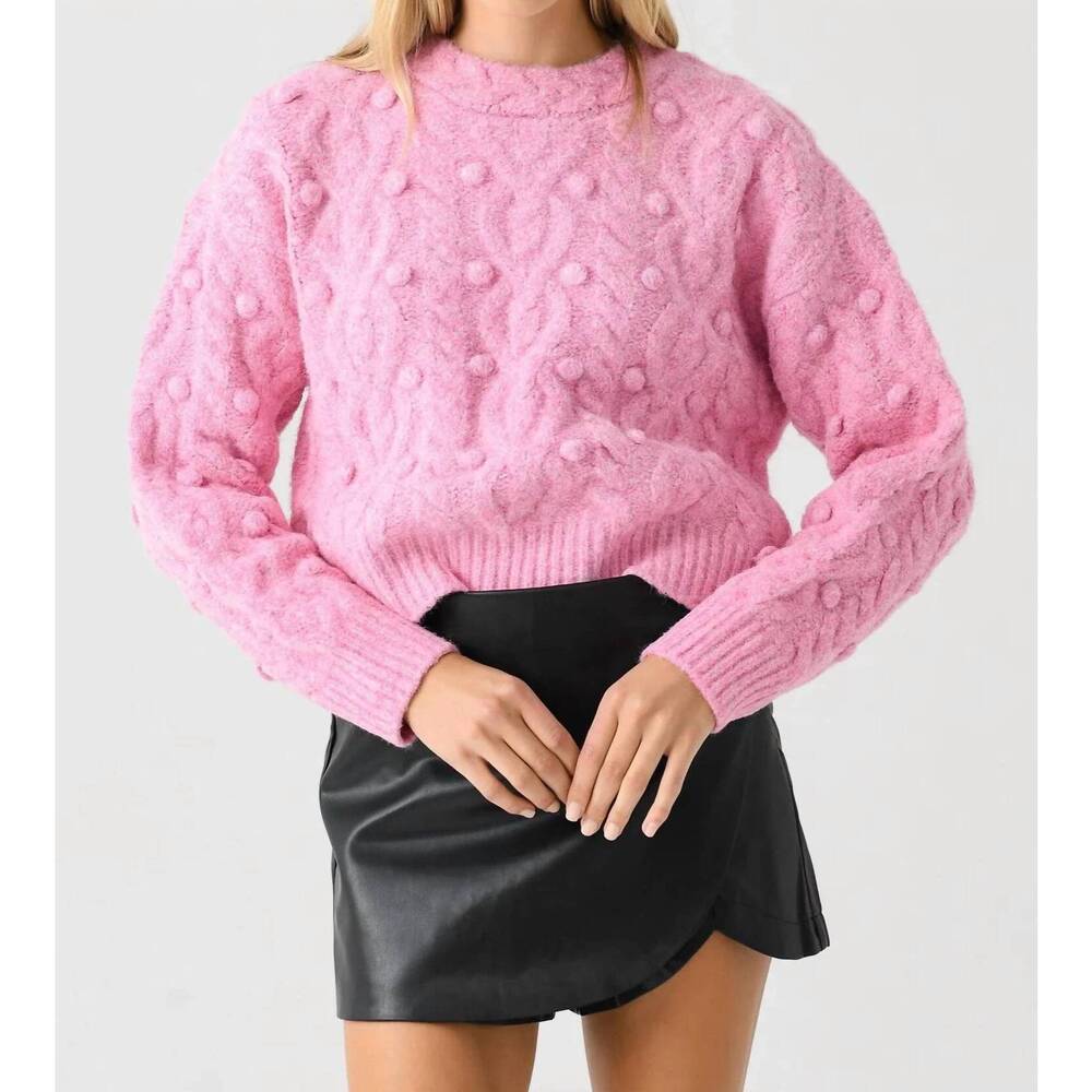 NEW JOHN + JENN wells sweater in bloom